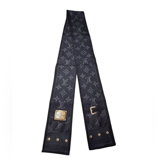 Louis Vuitton Silk Monogram Bandeau Scarf - Picture 1 of 4